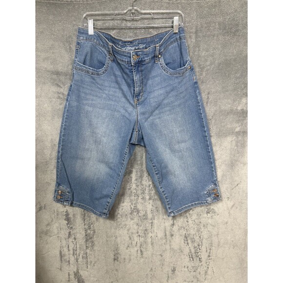 Gloria Vanderbilt Women's Plus 16W All-Around Slimming Effect Capri Jeans M - Picture 2 of 16